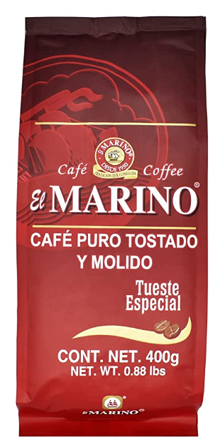 Café El Marino Tueste Especial: Café Puro Tostado Y Molido, 400 Gramos