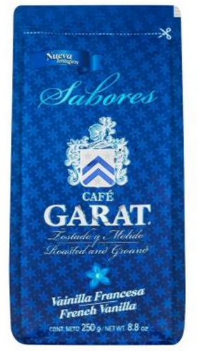 Café Garat Flavored: French Vanilla Flavored, Roasted and Ground Coffee